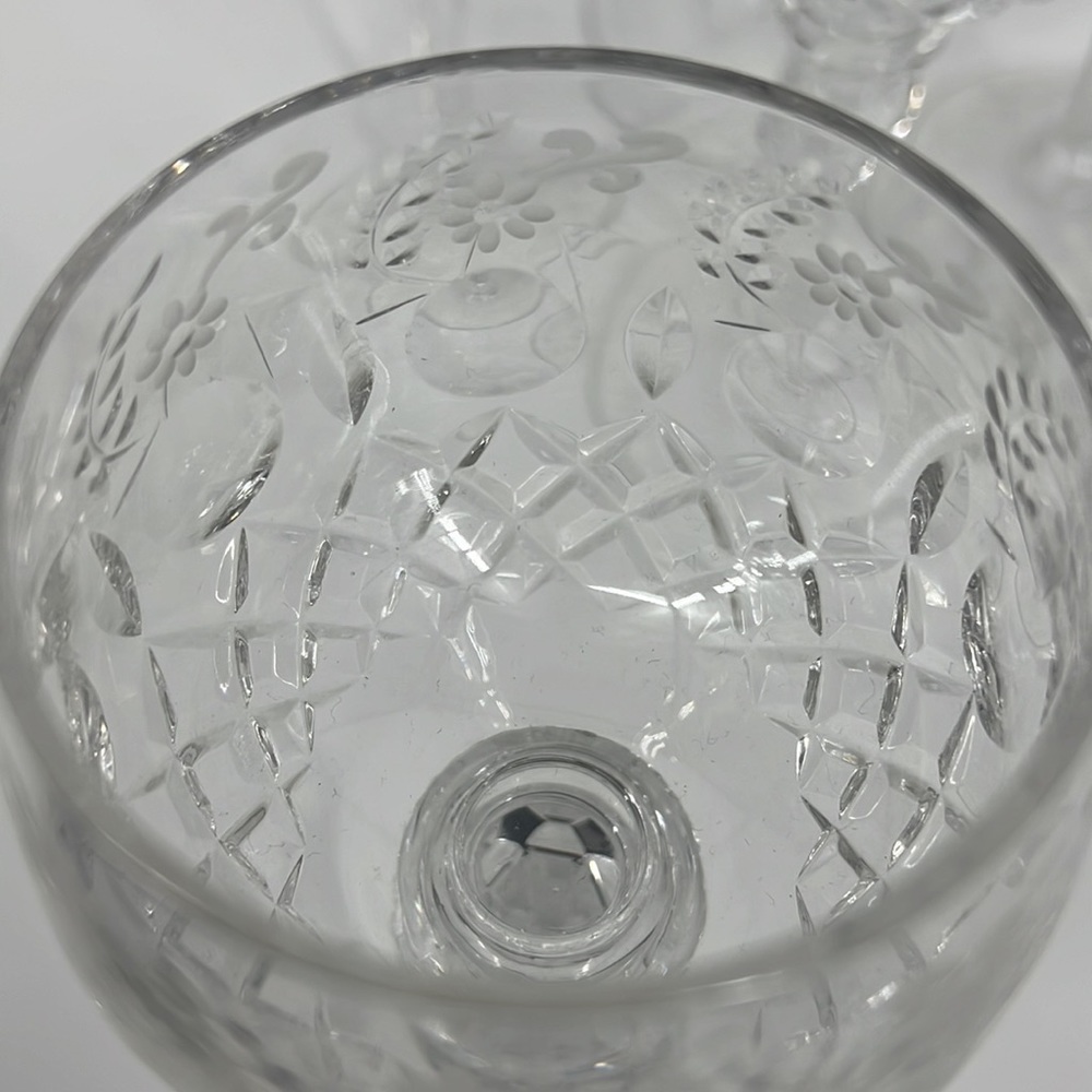 Rogaska Crystal Cut Balloon Gallia Wine
Hocks/Goblets Set of 4 Vintage RARE - Picture 11 of 17